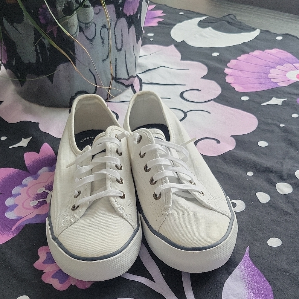 Speery Shoes, White, 7, EUC